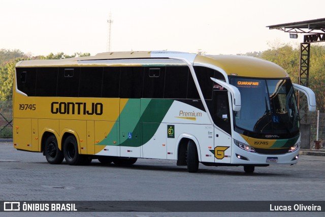 Empresa Gontijo de Transportes 19745 na cidade de Guarapari, Espírito Santo, Brasil, por Lucas Oliveira. Número da foto: #12899315.