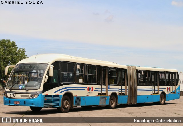Metrobus 1135 na cidade de Goiânia, Goiás, Brasil, por Busologia Gabrielística. Número da foto: #12899851.