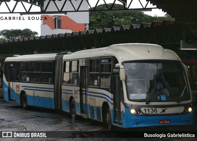 Metrobus 1136 na cidade de Goiânia, Goiás, Brasil, por Busologia Gabrielística. Número da foto: #12899818.