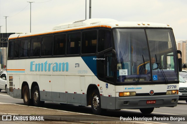 Emtram 2770 na cidade de São Paulo, São Paulo, Brasil, por Paulo Henrique Pereira Borges. Número da foto: #12899718.