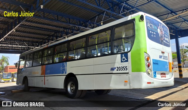 HP Transportes Coletivos 20355 na cidade de Goiânia, Goiás, Brasil, por Carlos Júnior. Número da foto: #12899054.