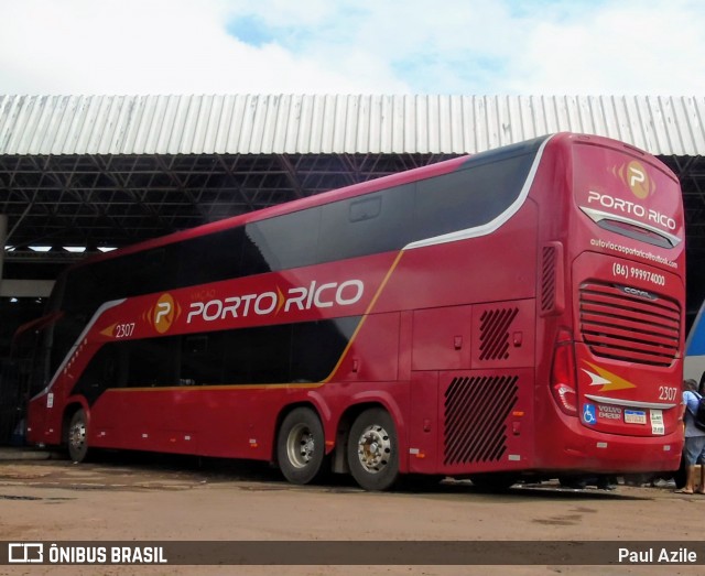 Auto Viação Porto Rico 2307 na cidade de Santa Inês, Maranhão, Brasil, por Paul Azile. Número da foto: #12900544.
