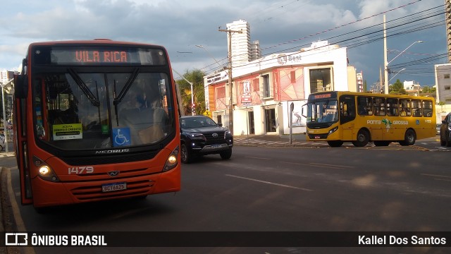 VCG - Viação Campos Gerais 1479 na cidade de Ponta Grossa, Paraná, Brasil, por Kallel Dos Santos. Número da foto: #12900448.