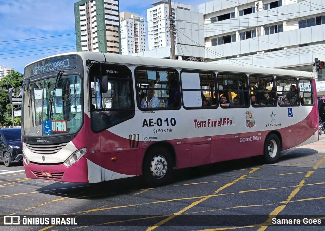 Transurb AE-010 na cidade de Belém, Pará, Brasil, por Samara Goes. Número da foto: #12901867.