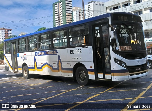 Belém Rio Transportes BD-032 na cidade de Belém, Pará, Brasil, por Samara Goes. Número da foto: #12901836.