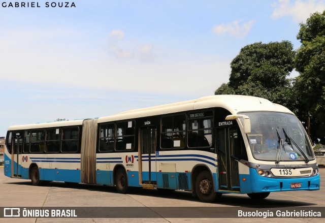 Metrobus 1135 na cidade de Goiânia, Goiás, Brasil, por Busologia Gabrielística. Número da foto: #12901328.