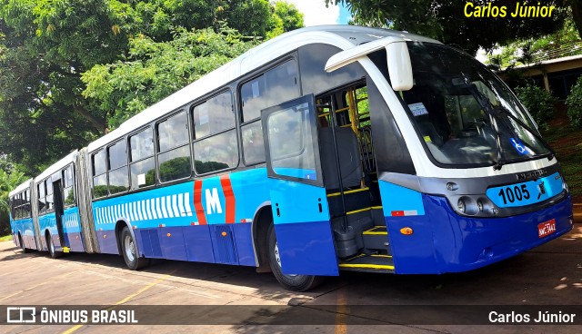 Metrobus 1005 na cidade de Goiânia, Goiás, Brasil, por Carlos Júnior. Número da foto: #12901624.