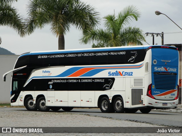 VUSC - Viação União Santa Cruz 5200 na cidade de Balneário Camboriú, Santa Catarina, Brasil, por João Victor. Número da foto: #12902164.