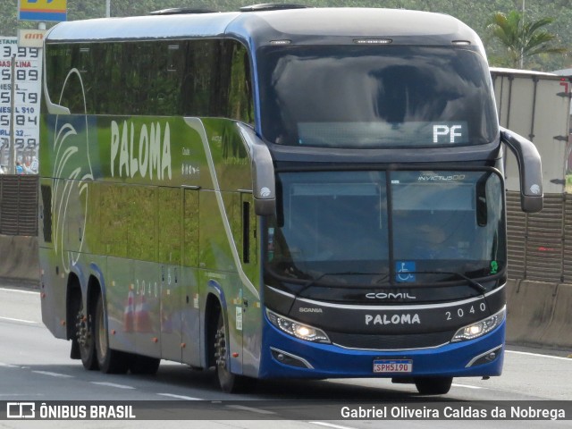 Paloma Turismo 2040 na cidade de Aparecida, São Paulo, Brasil, por Gabriel Oliveira Caldas da Nobrega. Número da foto: #12901996.