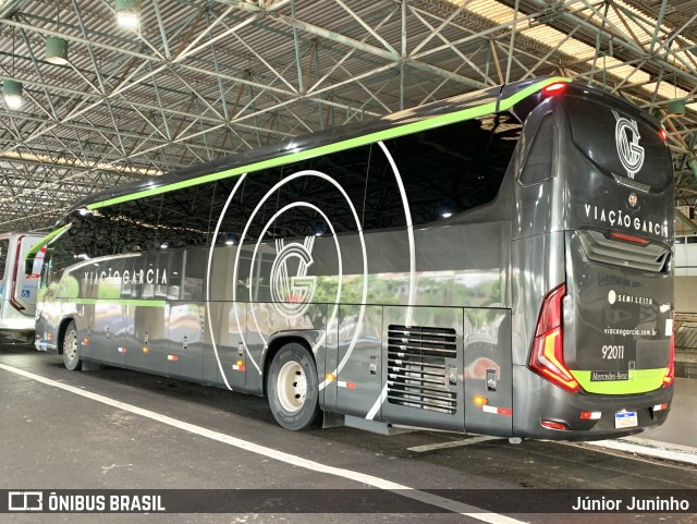 Viação Garcia 92011 na cidade de Bauru, São Paulo, Brasil, por Júnior Juninho. Número da foto: #12902316.