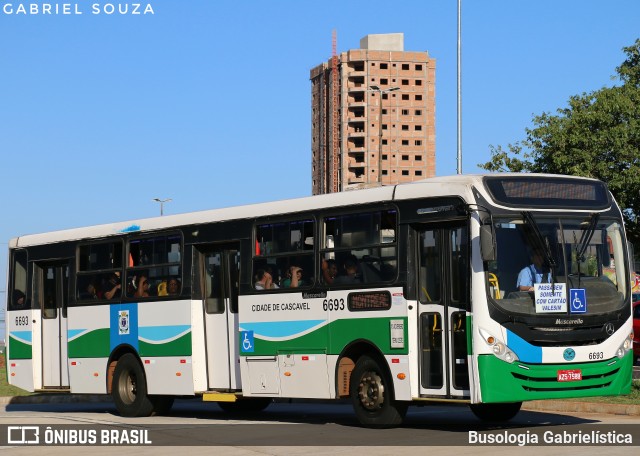 Viação Capital do Oeste 6693 na cidade de Cascavel, Paraná, Brasil, por Busologia Gabrielística. Número da foto: #12902300.