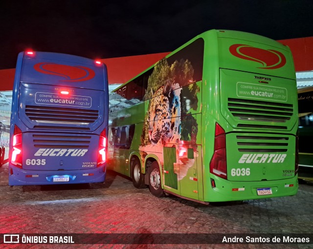 Eucatur - Empresa União Cascavel de Transportes e Turismo 6035 na cidade de Registro, São Paulo, Brasil, por Andre Santos de Moraes. Número da foto: #12901749.