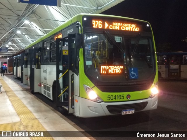 BsBus Mobilidade 504165 na cidade de Riacho Fundo II, Distrito Federal, Brasil, por Émerson Jesus Santos. Número da foto: #12900583.