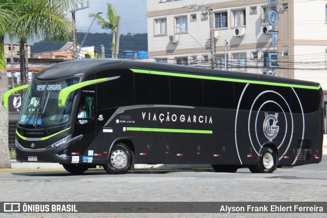 Viação Garcia 92090 na cidade de Balneário Camboriú, Santa Catarina, Brasil, por Alyson Frank Ehlert Ferreira. Número da foto: #12900935.