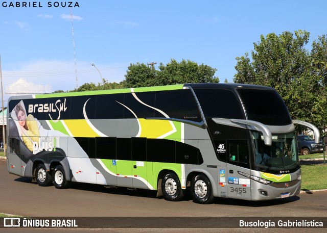 Brasil Sul Linhas Rodoviárias 3455 na cidade de Foz do Iguaçu, Paraná, Brasil, por Busologia Gabrielística. Número da foto: #12902075.