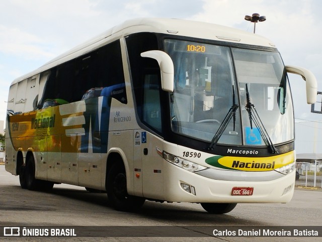 Viação Nacional 18590 na cidade de Goiânia, Goiás, Brasil, por Carlos Daniel Moreira Batista. Número da foto: #12901035.