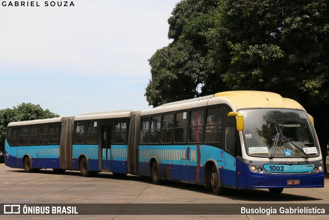 Metrobus 1002 na cidade de Goiânia, Goiás, Brasil, por Busologia Gabrielística. Número da foto: #12901306.