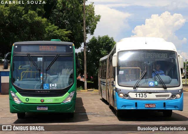 Metrobus 1202 na cidade de Goiânia, Goiás, Brasil, por Busologia Gabrielística. Número da foto: #12902146.
