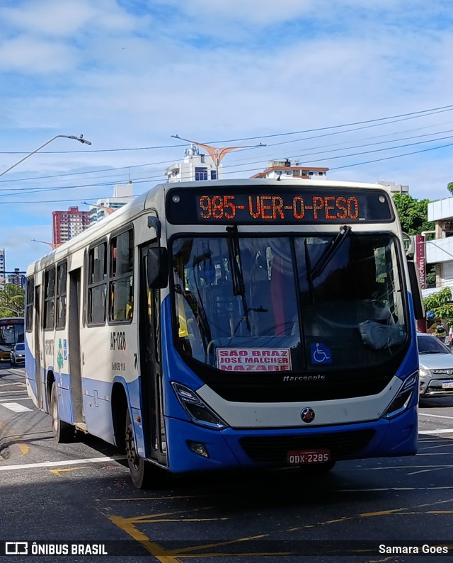 Viação Forte AF-028 na cidade de Belém, Pará, Brasil, por Samara Goes. Número da foto: #12901825.