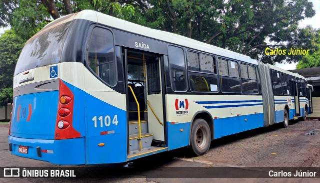 Metrobus 1104 na cidade de Goiânia, Goiás, Brasil, por Carlos Júnior. Número da foto: #12901598.