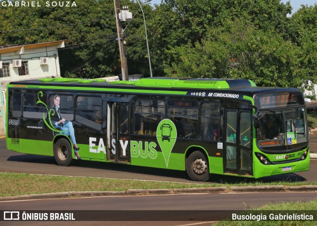 EasyBus 5035 na cidade de Foz do Iguaçu, Paraná, Brasil, por Busologia Gabrielística. Número da foto: #12901965.