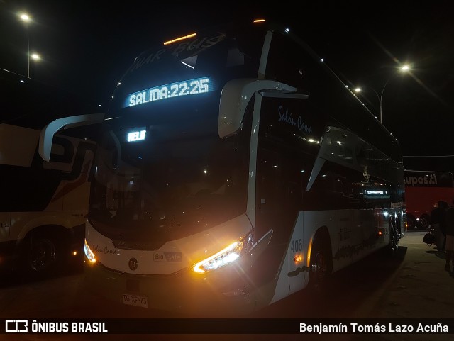 Nar-Bus Internacional 406 na cidade de San Bernardo, Maipo, Metropolitana de Santiago, Chile, por Benjamín Tomás Lazo Acuña. Número da foto: #12902282.