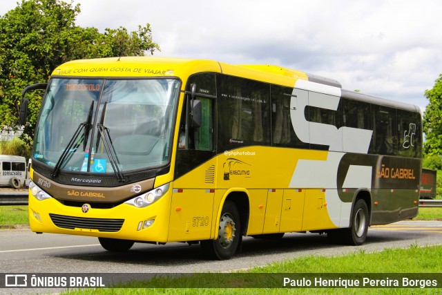 Viação São Gabriel 5720 na cidade de Barra do Piraí, Rio de Janeiro, Brasil, por Paulo Henrique Pereira Borges. Número da foto: #12901562.