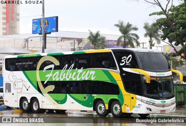 Fabbitur Transporte e Turismo 26000 na cidade de Goiânia, Goiás, Brasil, por Busologia Gabrielística. Número da foto: #12901808.