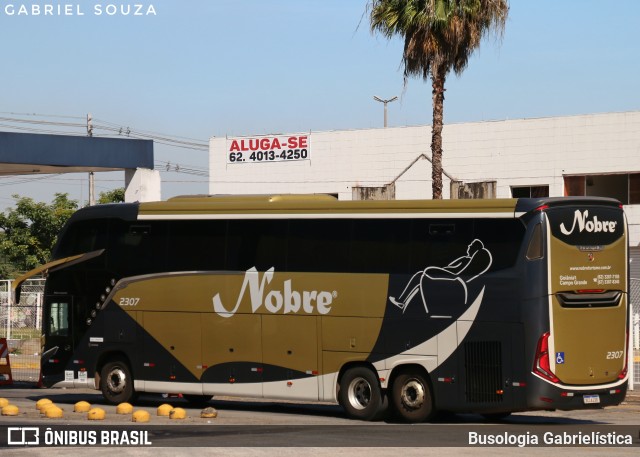 Nobre Turismo 2307 na cidade de Goiânia, Goiás, Brasil, por Busologia Gabrielística. Número da foto: #12901943.