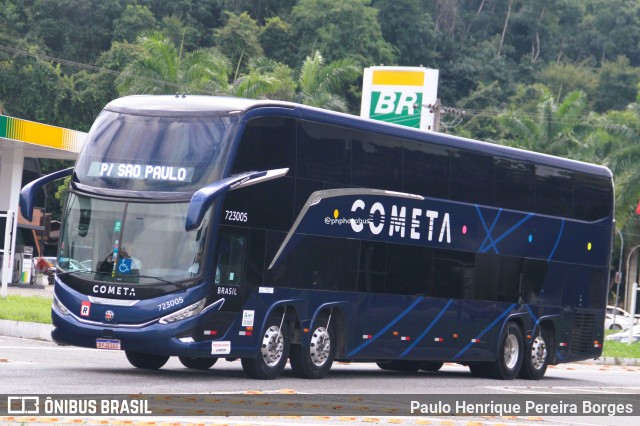 Viação Cometa 723005 na cidade de Barra do Piraí, Rio de Janeiro, Brasil, por Paulo Henrique Pereira Borges. Número da foto: #12901207.