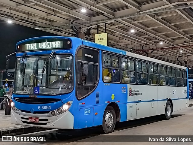 Transwolff Transportes e Turismo 6 6864 na cidade de São Paulo, São Paulo, Brasil, por Ivan da Silva Lopes. Número da foto: #12901148.