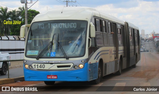 Metrobus 1140 na cidade de Goiânia, Goiás, Brasil, por Carlos Júnior. Número da foto: #12901616.