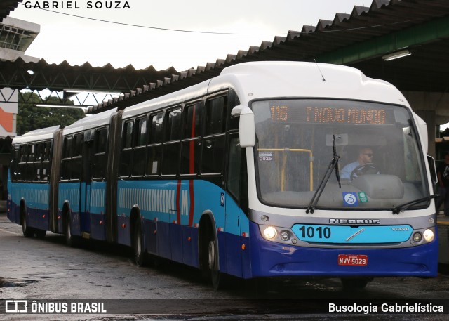 Metrobus 1010 na cidade de Goiânia, Goiás, Brasil, por Busologia Gabrielística. Número da foto: #12902318.