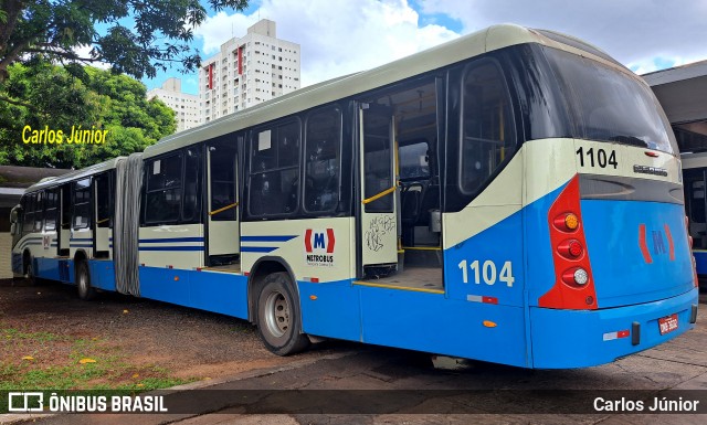 Metrobus 1104 na cidade de Goiânia, Goiás, Brasil, por Carlos Júnior. Número da foto: #12901600.