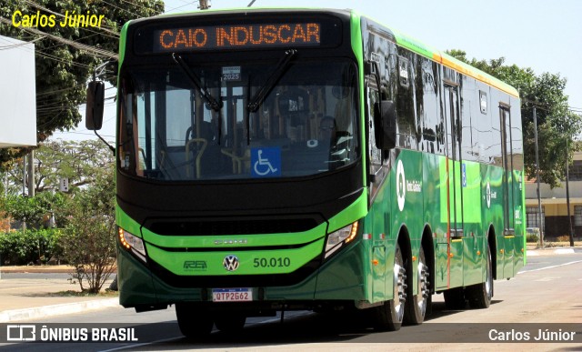 Rápido Araguaia 50.010 na cidade de Goiânia, Goiás, Brasil, por Carlos Júnior. Número da foto: #12903676.