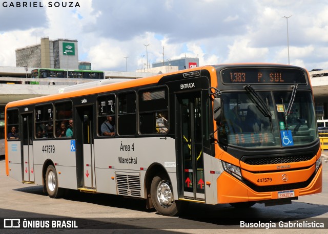 Auto Viação Marechal Brasília 447579 na cidade de Brasília, Distrito Federal, Brasil, por Busologia Gabrielística. Número da foto: #12904055.