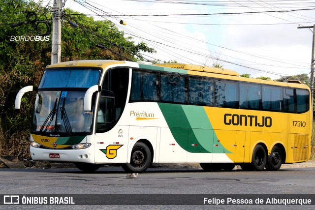 Empresa Gontijo de Transportes 17310 na cidade de Recife, Pernambuco, Brasil, por Felipe Pessoa de Albuquerque. Número da foto: #12903122.