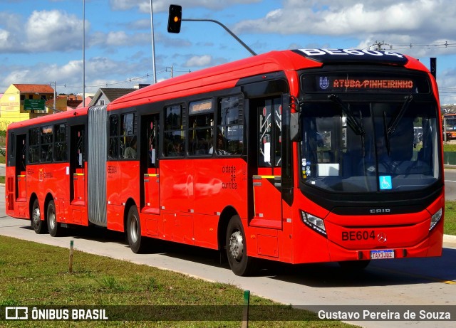 Transporte Coletivo Glória BE604 na cidade de Curitiba, Paraná, Brasil, por Gustavo Pereira de Souza. Número da foto: #12902545.
