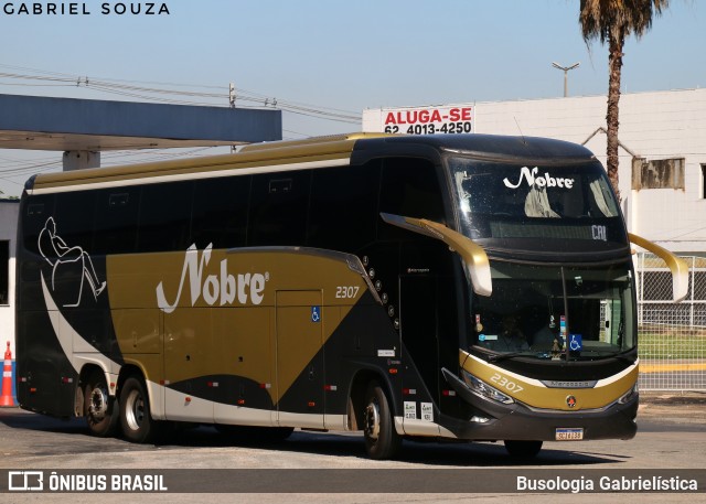 Nobre Turismo 2307 na cidade de Goiânia, Goiás, Brasil, por Busologia Gabrielística. Número da foto: #12902824.