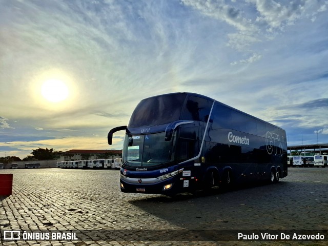 Viação Cometa 18309 na cidade de Franca, São Paulo, Brasil, por Paulo Vitor De Azevedo. Número da foto: #12903913.