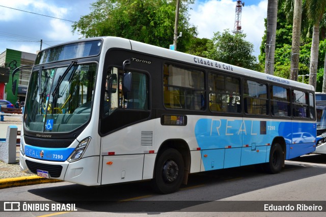 Viação Real - Varginha 7290 na cidade de Varginha, Minas Gerais, Brasil, por Eduardo Ribeiro. Número da foto: #12904969.