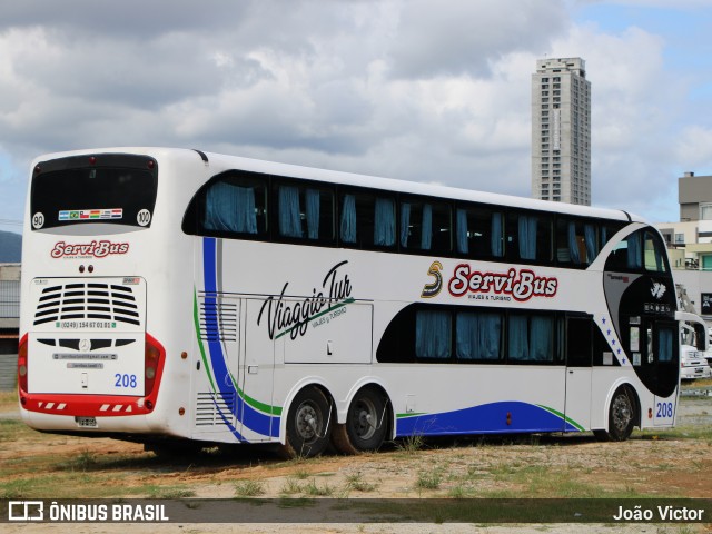 ServiBus Viajes y Turismo 208 na cidade de Balneário Camboriú, Santa Catarina, Brasil, por João Victor. Número da foto: #12903219.