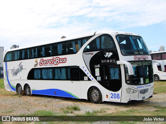 ServiBus Viajes y Turismo 208 na cidade de Balneário Camboriú, Santa Catarina, Brasil, por João Victor. Número da foto: #12903250.