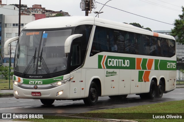Empresa Gontijo de Transportes 21715 na cidade de Vitória, Espírito Santo, Brasil, por Lucas Oliveira. Número da foto: #12904440.