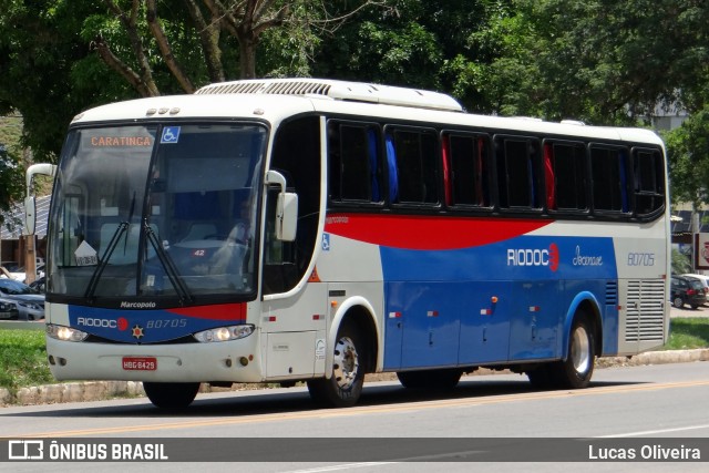 Viação Riodoce 80705 na cidade de Muriaé, Minas Gerais, Brasil, por Lucas Oliveira. Número da foto: #12904457.