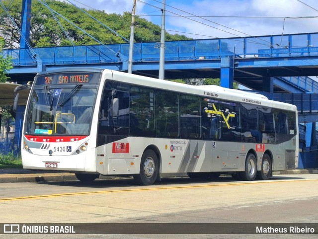 Next Mobilidade - ABC Sistema de Transporte 5430 na cidade de São Paulo, São Paulo, Brasil, por Matheus Ribeiro. Número da foto: #12904826.