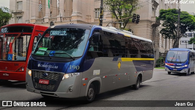Caravellas Transportes e Turismo 190 na cidade de Santos, São Paulo, Brasil, por Jean Gu. Número da foto: #12904807.