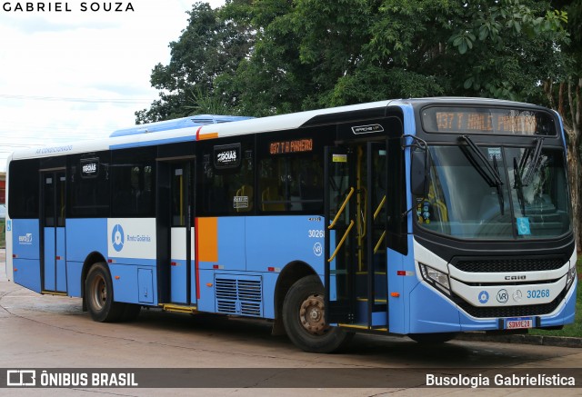 Viação Reunidas 30268 na cidade de Goiânia, Goiás, Brasil, por Busologia Gabrielística. Número da foto: #12904077.