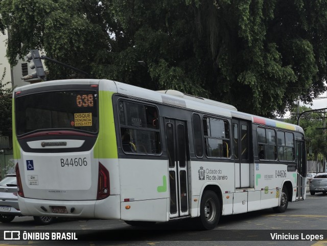Auto Viação Três Amigos B44606 na cidade de Rio de Janeiro, Rio de Janeiro, Brasil, por Vinicius Lopes. Número da foto: #12904595.