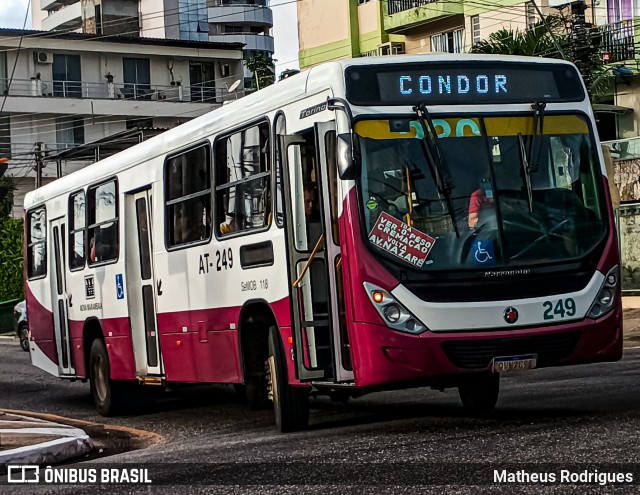 Empresa de Transportes Nova Marambaia AT-249 na cidade de Belém, Pará, Brasil, por Matheus Rodrigues. Número da foto: #12904745.